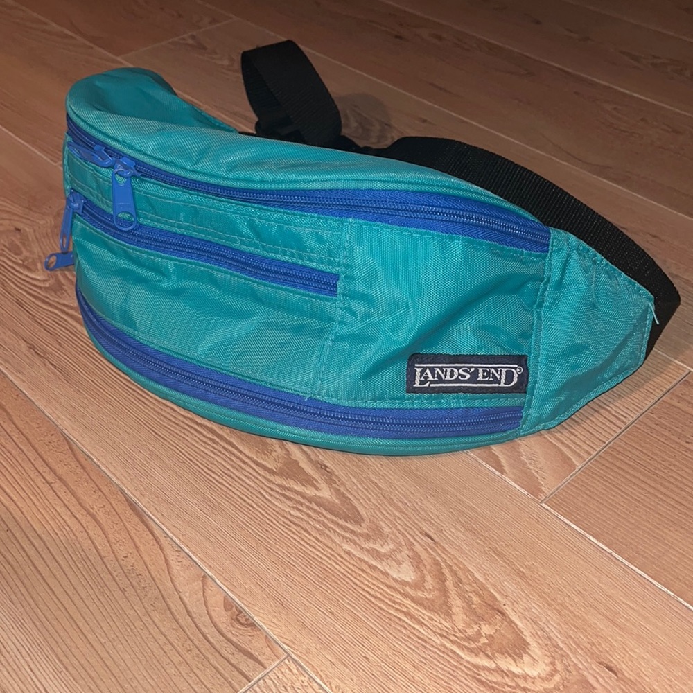 Vintage Lands’ End Fanny pack LARGE SIZE!